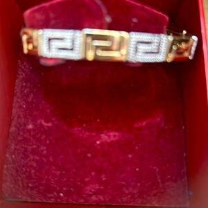 Gold and silver plated bracelet